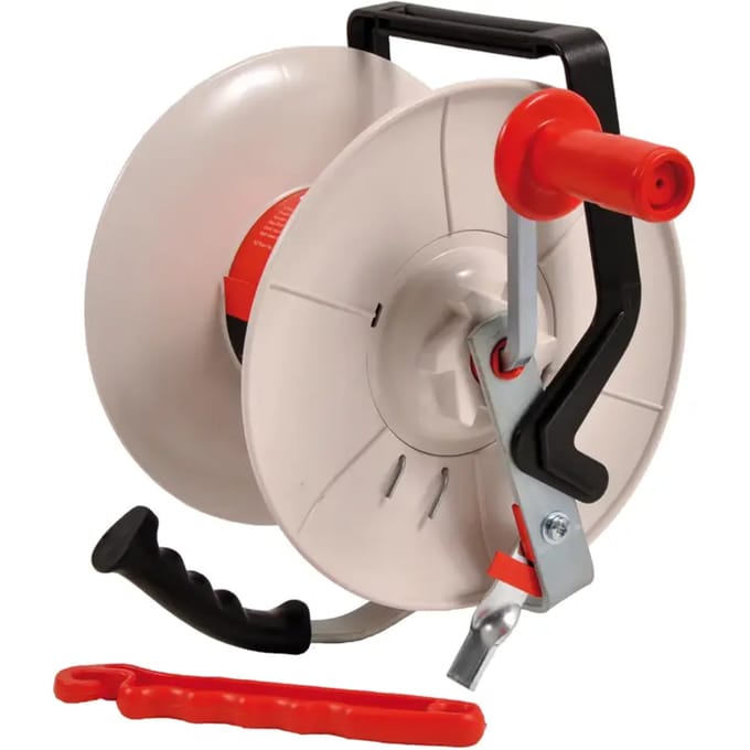 Pulsara Haspel Premium 500m – Met Versnelling Voor Soepel Draad Oprollen
