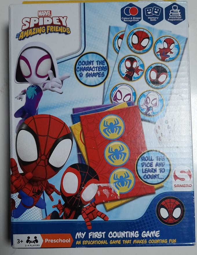 My first memory game - Spidey Spiderman