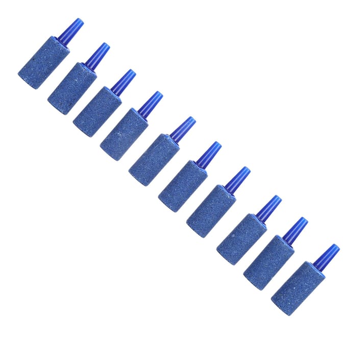 Aquarium Luchtsteen Cilinder Aquarium Belsteen Zuurstof Diffuser Aquarium Accessoire 25 X 12mm / 1 blue