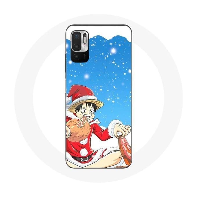 Coque pour Xiaomi Poco M3 Pro Anime One Piece Luffy Le jour de Noël 2023