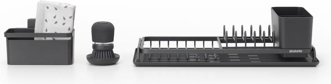 Brabantia SinkSide Afwasset Compact - 4-delig - Dark Grey