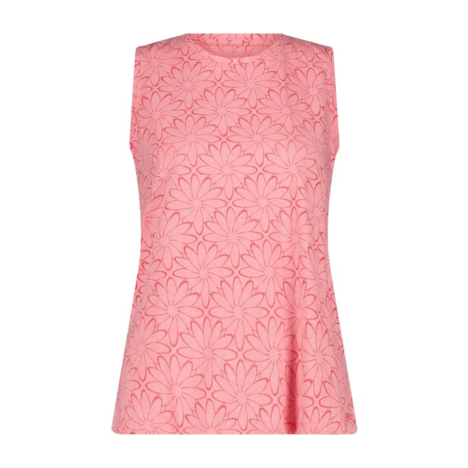 Verbleken jersey top met bloemenprint dames CMP