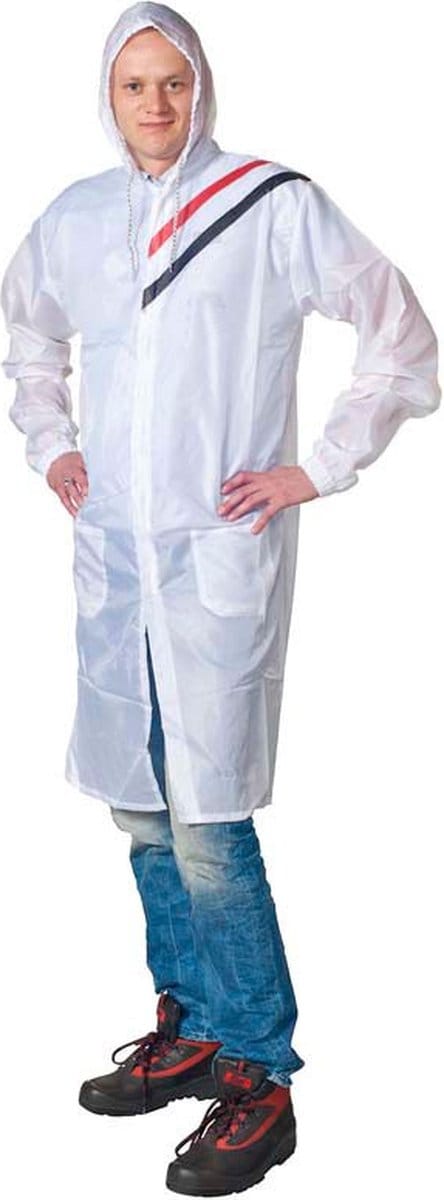 Nylon spuitjas met capuchon - Medium (M 52)