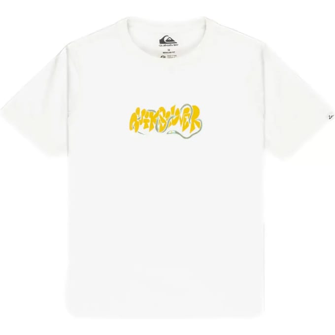 Quiksilver Evo Bloomsday T-shirt Met Korte Mouwen Wit 8 Years Jongen