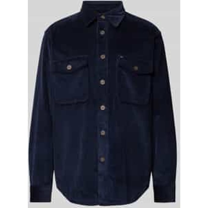 Regular fit overhemdjack met knoopsluiting, model 'CORDUROY'