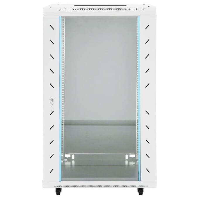 vidaXL Netwerkkast 18U 19" IP20 60x60x100 cm grijs