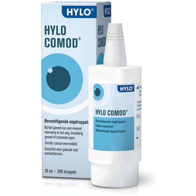 Hylo Comod Bevochtigende Oogdruppels Bij Droge Ogen 10ml