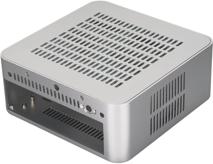 Allecto - Mini ITX-computerbehuizing - Desktopbehuizing - Goede warmteafvoer - Compact formaat - Gaming-pc-behuizing - Robuust en duurzaam - Geschi...