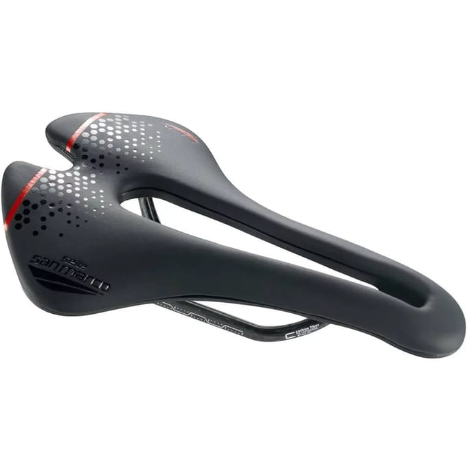 Selle San Marco Aspide Short Open-fit Carbon Fx Breed Zadel Zwart 142 mm