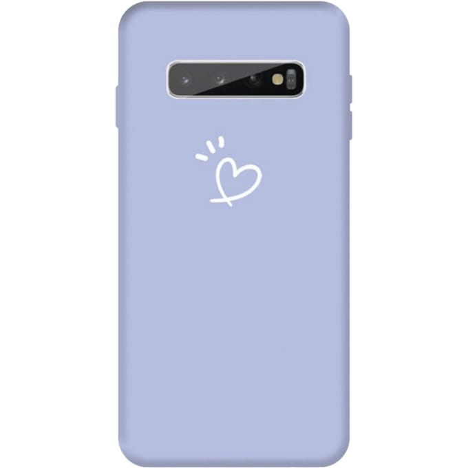 Mocaa Samsung Galaxy S10 Plus Love Heart Case Blauw