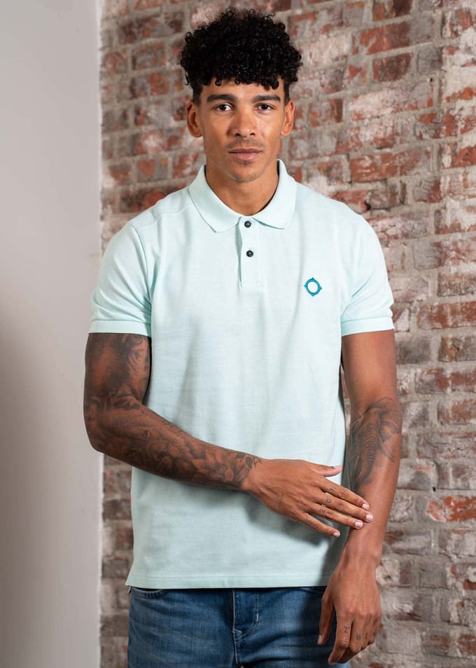 MA.Strum Ss pique polo - iceberg