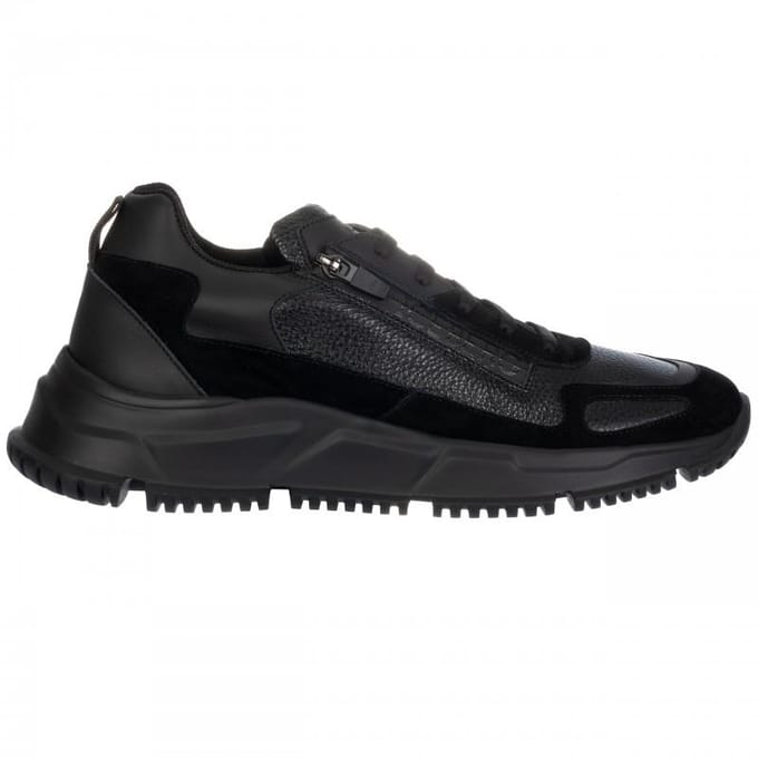 Baskets iceberg en cuir italien nouvelle collection tout noir - Taille: 40 black