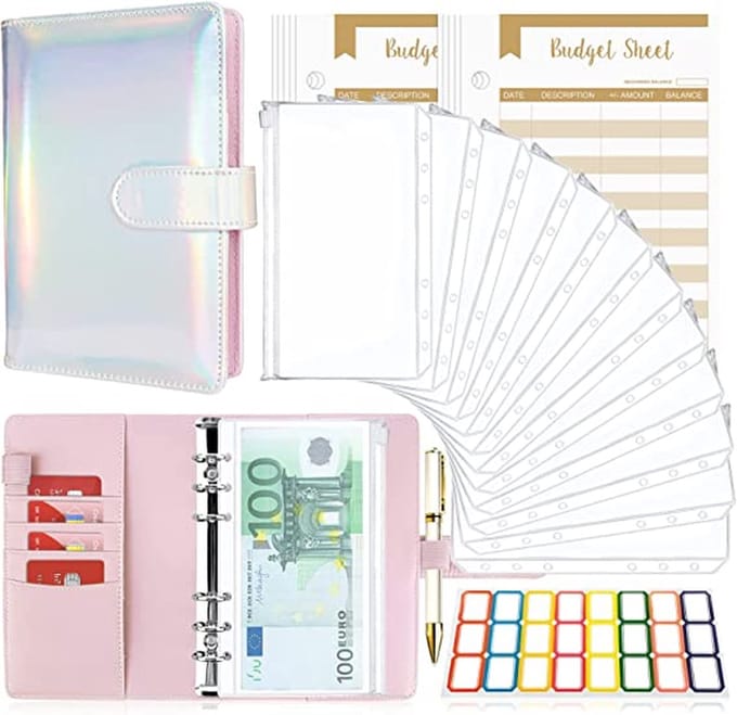 Budgetplanner - Budget planner, money sleeves, ring binder, financial planner,