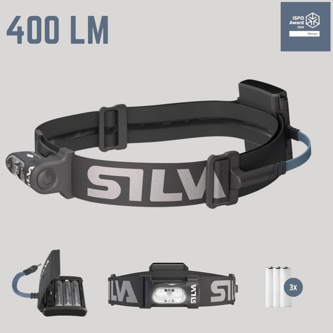 Silva Hoofdlamp - Trail Runner Free - 400 Lumen - 3x AAA Batterij
