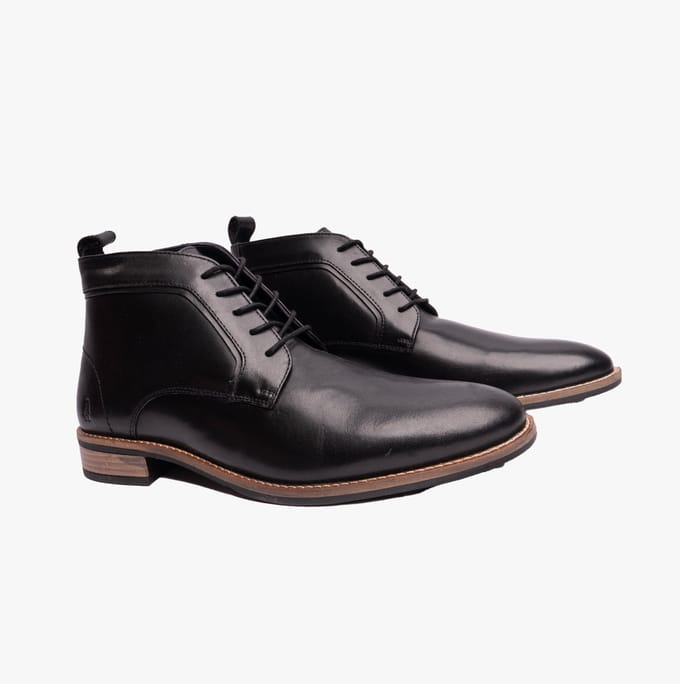 Hush Puppies DECLAN LACE Heren Formele Boots Zwart