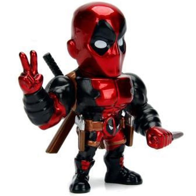 Jada Speelfiguur Marvel Deadpool 10 Cm Die-cast Rood/zwart