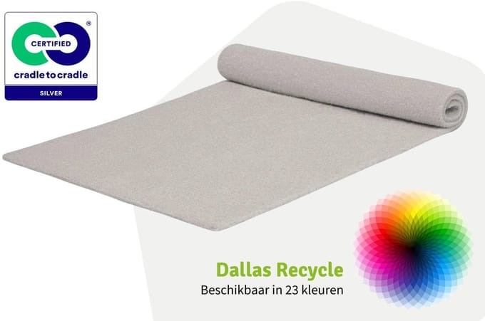 GJ Floors - Basic loper Dallas Recycle | Beige - Breedte x Lengte: 2 meter / 5 meter