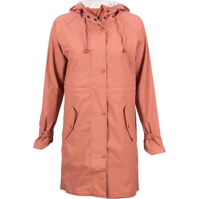 Ralka - Maat 42 Regenjas Dames - Mizzle - Roze/Wit