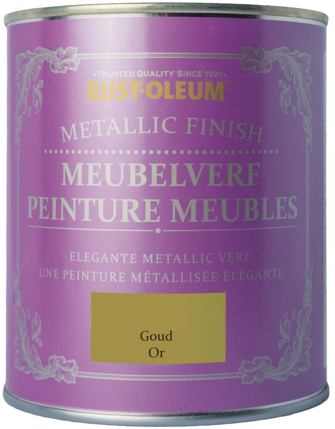 Rust-Oleum Meubelverf Metallic Goud 750ml