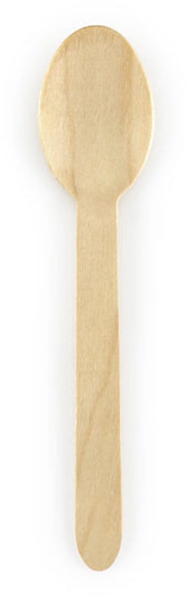Partydeco - Houten lepels (100 stuks)