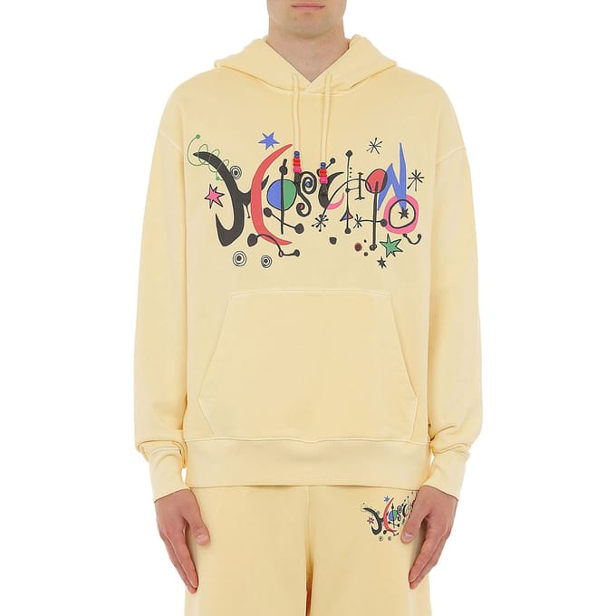 Moschino Sweatshirt Yellow Größe: 48 | Kaputzenpullis Outlet | Herren | Gelb