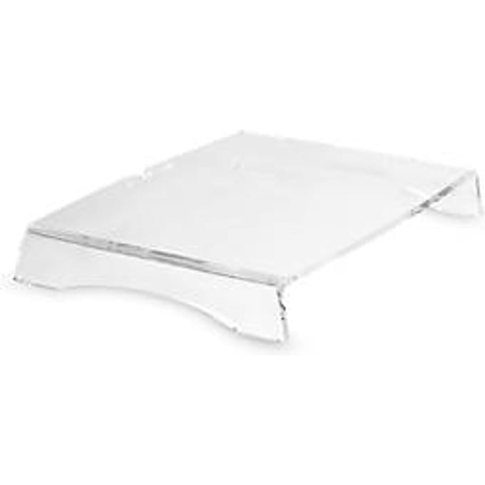 Monitorstandaard BakkerElkhuizen Q-riser 50, acryl, tot 16 kg, vaste hoogte 5,5 cm