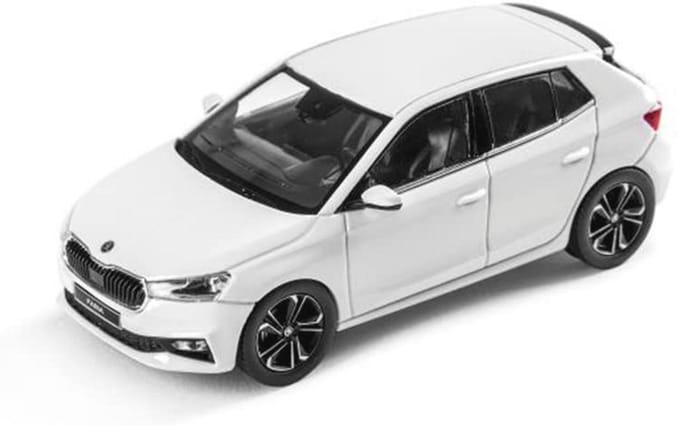 Fabia A07 Modelauto 1:43 Miniatuur in Maanwit