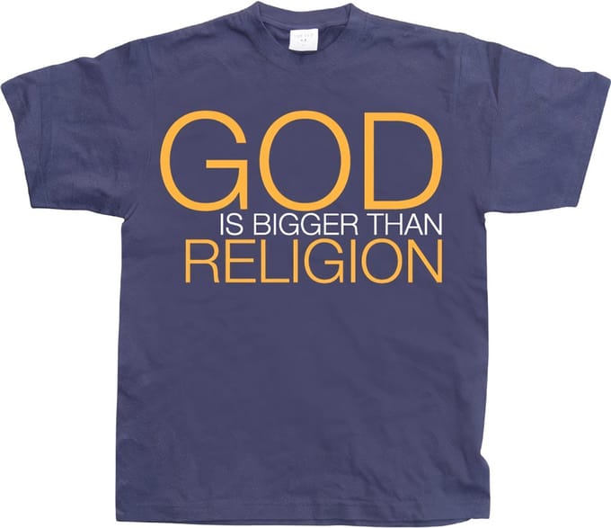 Hybris God Is Bigger Than Religion -T-shirt SH-1-15025-LFH2-2