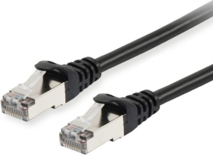 CAT6a sFTP kabel 7.5 meter Zwart