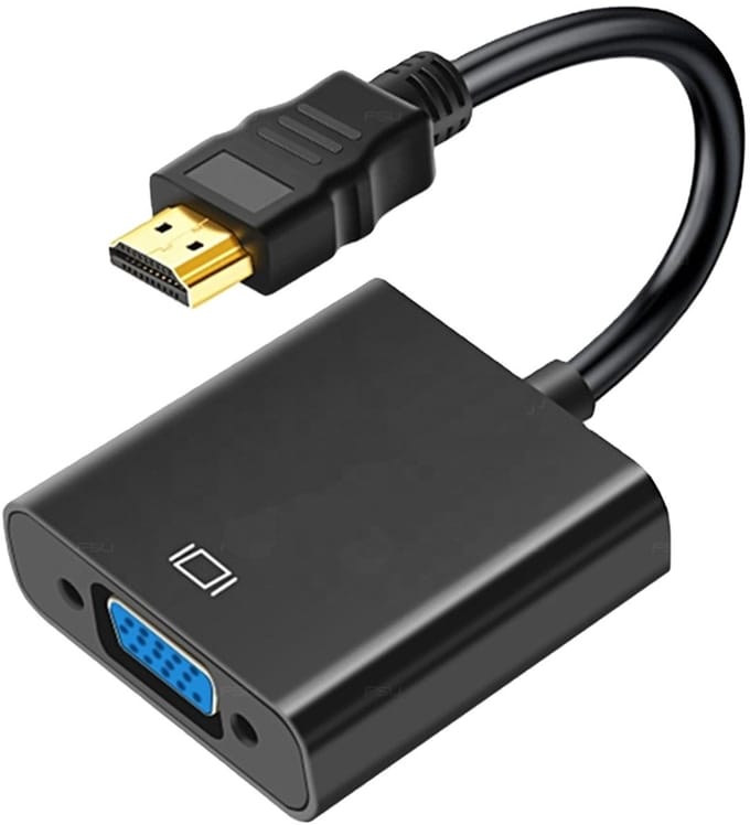 Ulanax - DisplayPort 1.1 naar VGA adapter - zwart - 0,20 meter