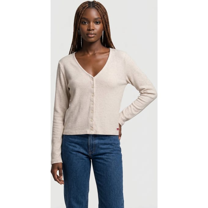 Levi's Muse Ls Tee Heather Oatmeal Heat Taglia: S | Maglie a manica lunga Outlet | Donna