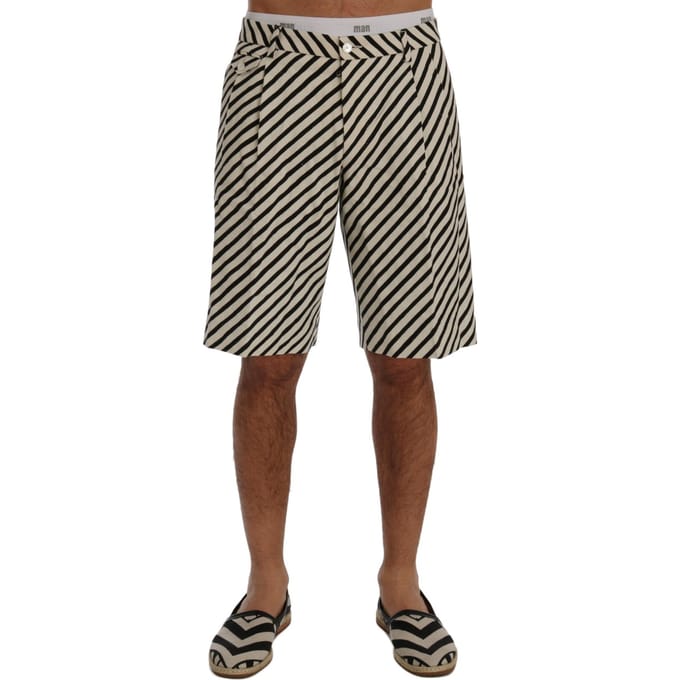 Diagonale Gestreepte Korte Broek Zomerresort