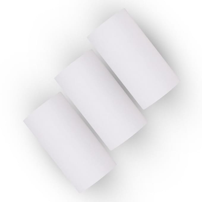 10 jaar duurzaam 3*thermisch papier voor Peripage A6/A8/P6 Paperang P1/P2 No Adhesive&3 Rolls wit