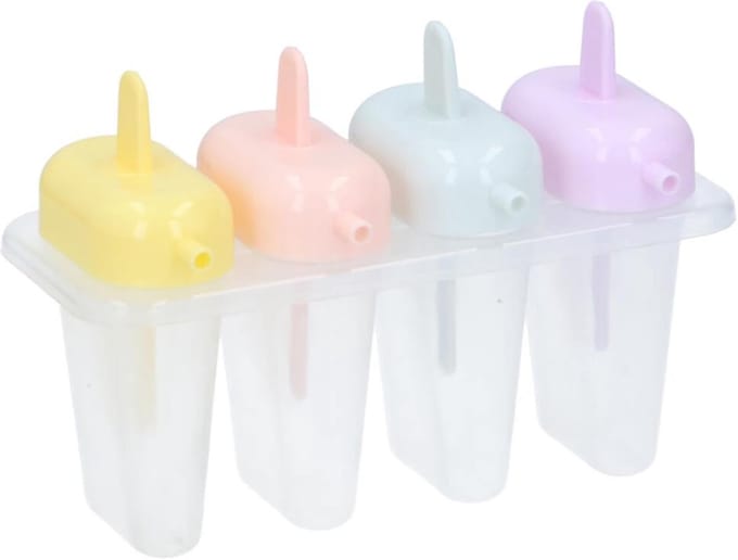 Gadgetpoint - Ijslolly Maker - Lolly - Ijs Vorm voor 4 ijsjes - Lollymaker