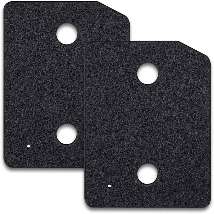 Vervangend plintfilter geschikt voor Miele T1-droger - 9164761 warmtepompdroger - plintfilter van schuim - 2 stuks