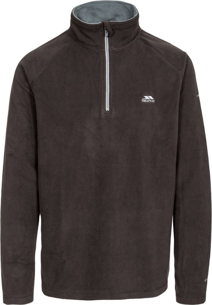 Trespass fleecevest/fleecepullover Blackford - Heren Microfleece At100 Black