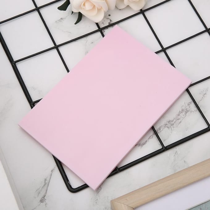 Jelly Rubberen Stempel Dun Uitsnijblok voor Doe-het-zelf Handgemaakte Rubberen StempelsRoze roze