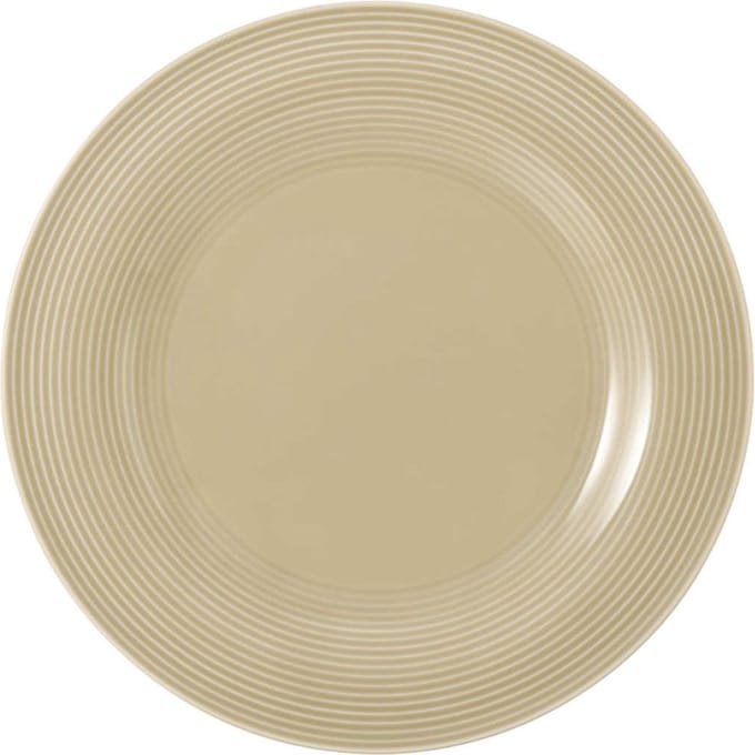 Seltmann Weiden Beat Sandbeige Ronde eetbord 27,5 cm