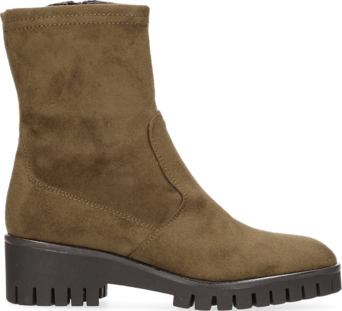 Van Dalen - Arita stretch enkellaars - Khaki - 41