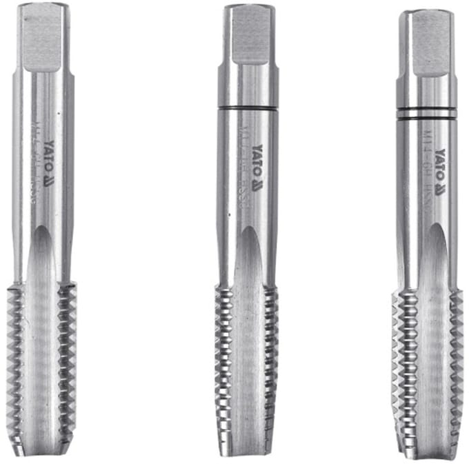 Yato YT-2932 Serie - Handtapset - M5 - HSS Staal - 3 Stuks