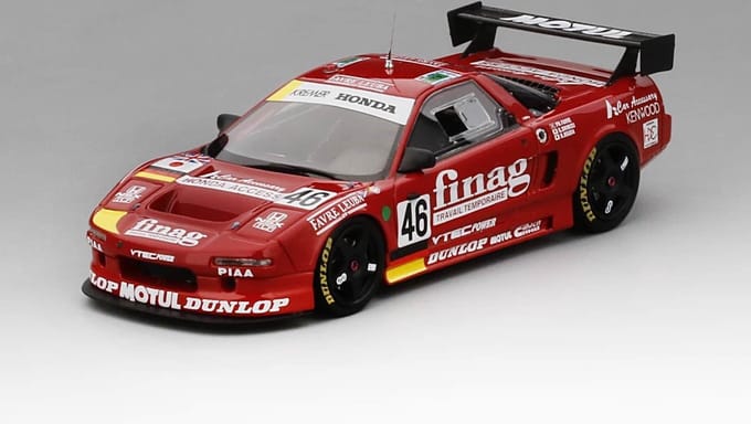 1:43 Diecast modelauto Honda NSX GT2 # 46 24H LeMans in 1994 Truescale Miniatures