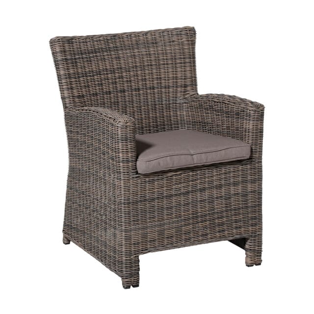 Madison - Zitkussen Wicker Panama taupe - Ca. 48x48 cm - Set van 4