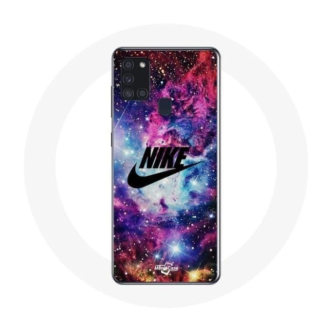 Coque Samsung Galaxy A21S Nike Espace Coloré Logo