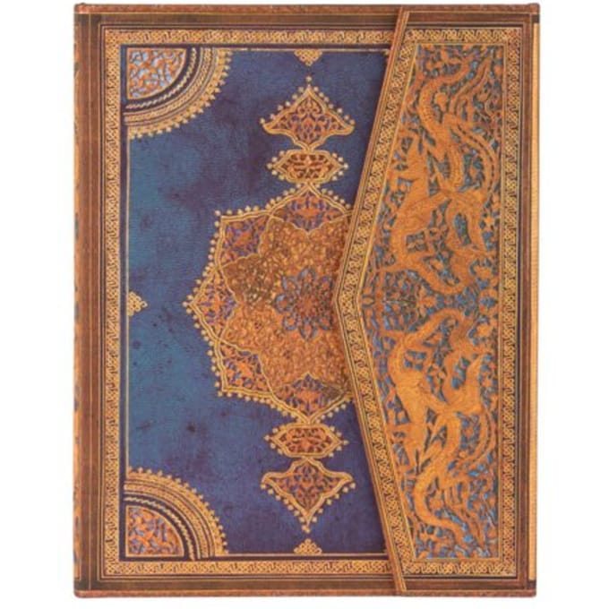 Paperblanks adresboek, safavid indigo, formaat ultra 18 x 23 cm