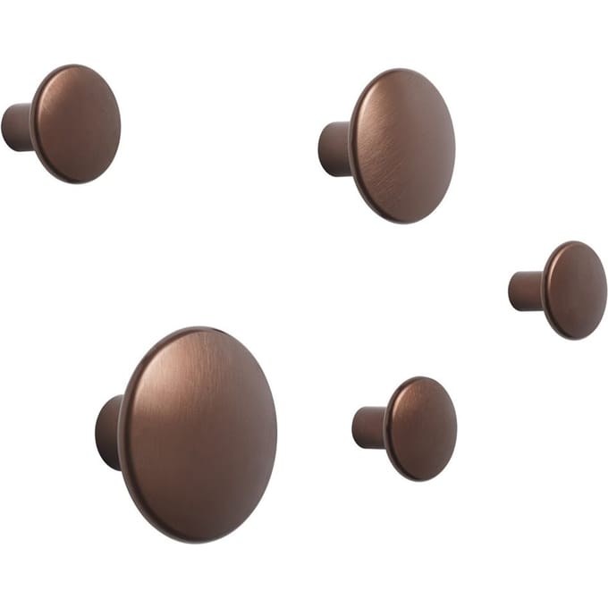 Muuto - The Dots Metal - Set - amber - rood