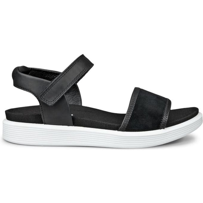 ECCO SOFT SANDAL W Dames Sandalen - Zwart