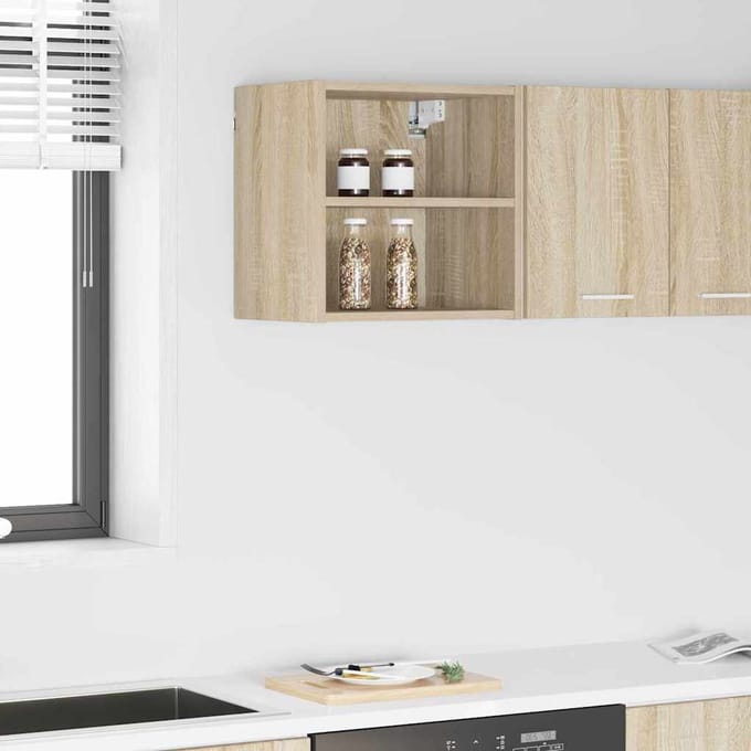 vidaXL - Hangkast - Sonoma - Eik - 40 - x - 29,5 - x - 40 - cm - Bewerkt - hout