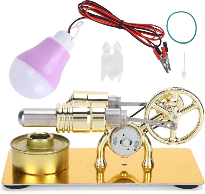 Engine Model Generator - Externe Lichtbulb - Verbranding - Natuurkunde - Wetenschap - Speelgoed - Decoratie
