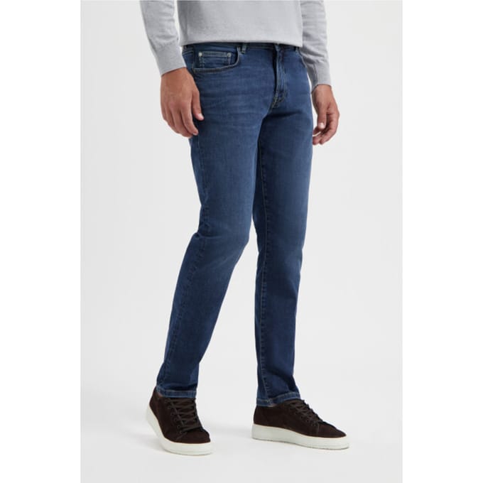 North84 5-pocket Indigo Denim  Blauw 84301002