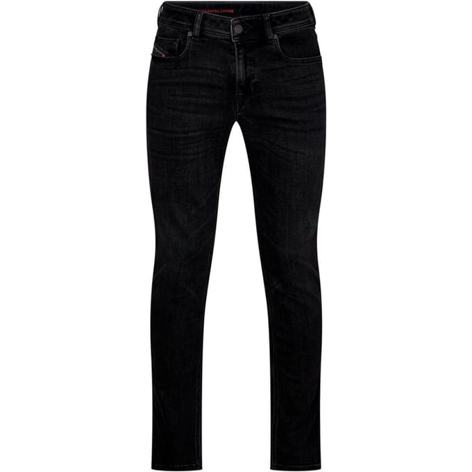 Diesel Heren Sleenker Denim Slim-fit Jeans (Zwart/Grijs/Denim)